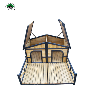 Verkaufsschlager hölzernes Hundebäude Innen- und Außenbereich Haustierhaus-Möbel mit Veranda Welpenhaus - Product Image 3