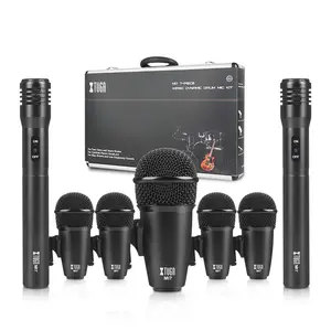 Wholesale Professional Cardioid Orientation Metal Drum Microphone Set Condenser Microphone For Drum Kit