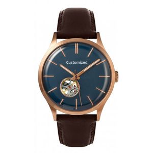 Reloj Automático Miyota 82S0 Personalizado de Alta Calidad, Diseño Retro 3D con Cristal de Zafiro Super Domo y Superficie Curva, Relojes Esqueleto para Hombre - Product Image 2