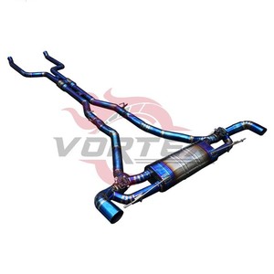 Échappement Vortex Titanium Valvetronic compatible avec BMW G07 X7 M50i M60i 4.4T 2019-2025, kit silencieux cat-back de performance racing bleu - Product Image 4
