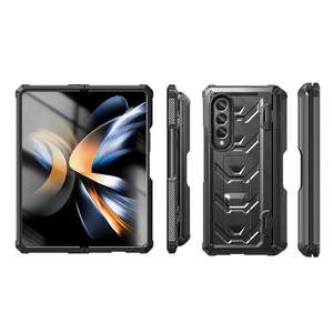 Chống Sốc Defender Trường Hợp Đối Với Samsung <span class=keywords><strong>Galaxy</strong></span> Z Gấp 6 5 4 3 Rugged Bìa Trường Hợp Với Bản Lề Bảo Vệ Màn Hình S Pen Chủ Đứng Trường Hợp - Product Image 2