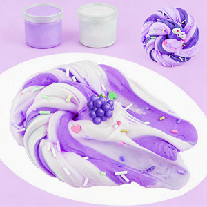 Packs de slime au beurre pour enfants, kit de slime au beurre bicolore pour les cadeaux de fête d'enfants, jouets de slime au beurre préfabriqués - Product Image 5