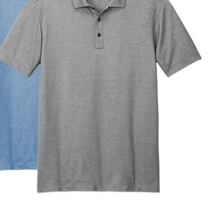เสื้อโปโลผู้ชายไซส์ XL แบบลำลองสำหรับฤดูร้อน ผ้าฝ้าย 100% สีพื้น ลายพิมพ์ซิลค์สกรีน ถักทอ - Product Image 5