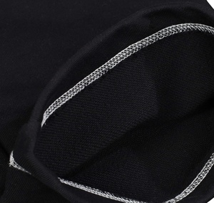 Pantalones de chándal de algodón de rizo francés personalizados pantalones de chándal holgados con diamantes de imitación de costura inversa Vintage para hombres - Product Image 5