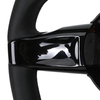 Volant sport M Sport en cuir pleine fleur à fond plat avec garniture noir piano, couleur de surpiqûre personnalisable, 100 % testé pour Z4 E85 E86