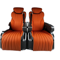Chaise d'autobus inclinable par gravité automatique de luxe personnalisé VIP Captain Sea Lumières d'ambiance pour voitures, fourgonnettes, minibus, autocars