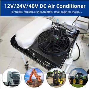เครื่องปรับอากาศ24V ใหม่สำหรับการก่อสร้างและเครื่องจักรกลการเกษตร12V ที่จอดรถหลังคาเย็น - Product Image 3