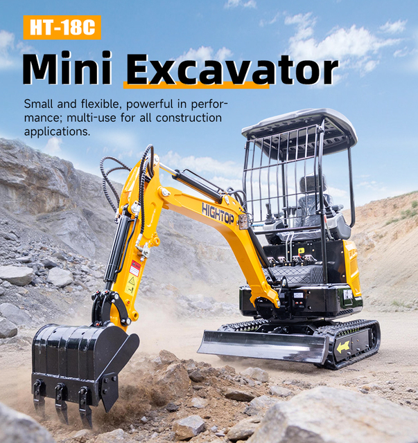 Mini Excavator 1.8 Ton Engine EPA Digger Farm Small Excavators Prices Mini Crawler Excavator for Sale