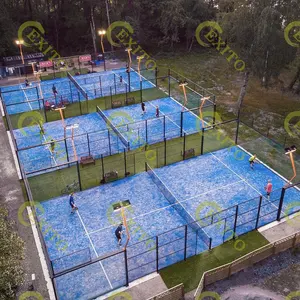 EXITO High Quality 20x10m Artificial Grass Padel Padbol Courts For Tennis