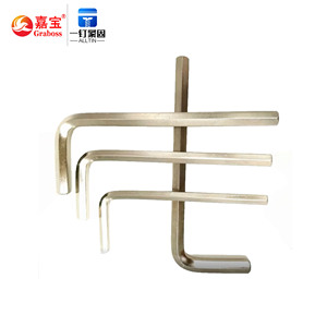 Alta qualità CRV acciaio <span class=keywords><strong>chiave</strong></span> <span class=keywords><strong>esagonale</strong></span> L tipo testa piatta 0.9mm-27mm dimensione metrica nichel duro placcato eccellente trattamento termico - Product Image 4