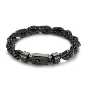 2024 High Quality New Design Custom Stainless Steel Ice Out Rope Chain <b>Bracelet</b> - Product Image 6