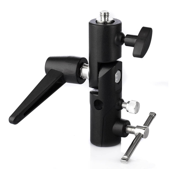 BEIYANG H-type Lamp Holder Bracket Metal Connection Base Flash Starter Hot Boot Turn Quarter Flash Accessory Photography