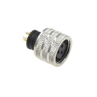 OEM Sensor moldeable Arnés de cables Enchufe Conector circular Hembra 3 Pin C Código M12 Soldadura de energía a prueba de agua Conector de cable M12