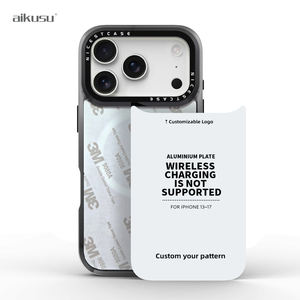 Electroplated <b>black</b> sublimation phone case - Product Image 3