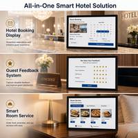 Nueva Tableta Todo en Uno Android 14 de 15.6 Pulgadas con PoE, Lector NFC RFID, Pantalla Táctil de Montaje en Pared para Sistema de Reservas de Hotel y Oficina
