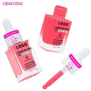 OCHAIN maquillaje impermeable personalizado su logotipo bajo Moq maquillaje vegano líquido rubor - Product Image 6