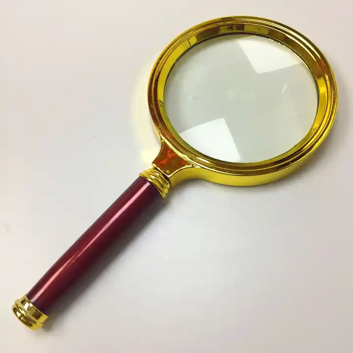 Magnifying Glass 6X Magnification Magnifier Handheld Magnifier for Science, 6X