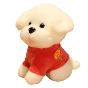 Yeni yaratıcı sevimli kazak köpek yaratıcı köpek bebek peluş oyuncak çocuk günü hediyesi nokta fabrika toptan