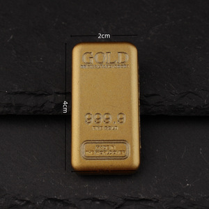 Ruilang Bullion Gold Bar Simulation 999.9 Fine Gold Alloy Prop Ornament Classic Chinese Style for Home Use - Product Image 4