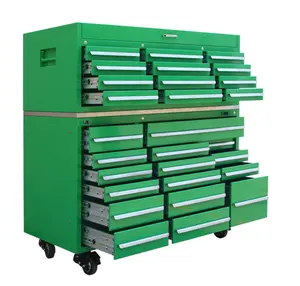 不锈钢工具箱车轮工具车带橱柜72 41英寸专业工具箱箱供应商