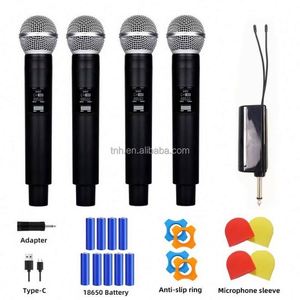 TNH um-m58 mikrofon nirkabel genggam dinamis grosir penggunaan panggung perekaman Studio nirkabel isi ulang ringan portabel - Product Image 2