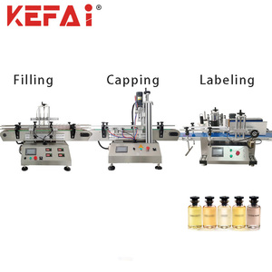 Kefai nhà sản xuất chuyên nghiệp khối lượng nhỏ nước hoa làm đầy chất lỏng đóng nắp máy dán nhãn - Product Image 1