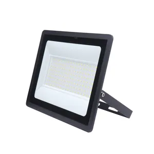 Holofote impermeável Luz de inundação ao ar livre Luz do estádio Refletor Projetor Led Flood Light 10W 20W 30W 50W 100W 200W 300W Preto