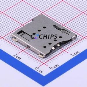 XKSIM-1511B-P9 SIM Card Connector SMD Connector Self-Return Type Micro SIM Card Card Holder With Card Detection - Product Image 1