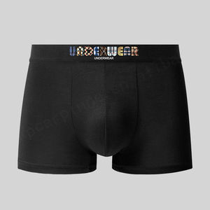 Venta caliente al por mayor de diseño personalizado Logo moda suave hombres ropa interior cómoda pantalones cortos Boxers calzoncillos hombres ropa interior - Product Image 3