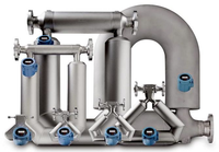 Débitmètre massique Coriolis Emersons Micro Motion ELITE CMF ultra-précis pour la vérification intelligente des débits d'hydrocarbures, de gaz et de GNL en milieu offshore
