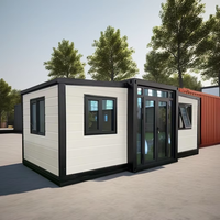 Chine Usine Pas Cher Préfabriqué 10ft Nouveau Design Modulaire Préfabriqué Bureau à Domicile Petite Maison Hangfa Extensible Conteneur Maison