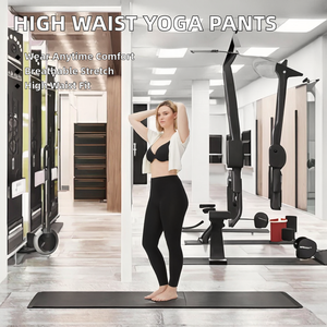 Women's High Waist Yoga <b>Leggings</b> Solid <b>Pattern</b> Casual Breathable Thick Workout Pants for Women All Seasons New - Product Image 2