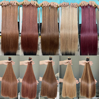 Mèches de Cheveux Humains Vierges Naturellement Alignées Vente en Gros Fournisseurs 12A 15A Grade Lisses Comme un Bâton Vietnamiennes Double Drawn