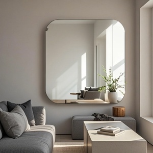Miroir mural sans cadre en verre clair moderne de 5 mm, grand miroir en aluminium Infinity pour salon, chambre à coucher, décoration intérieure 2 mm 4 mm 6 mm - Product Image 4