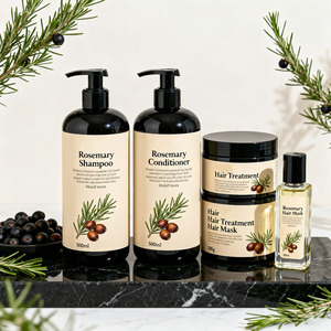 Juego de mascarilla acondicionadora de champú sin sulfato para el crecimiento del cabello de menta de Romero orgánico natural para más fuerte - Product Image 3