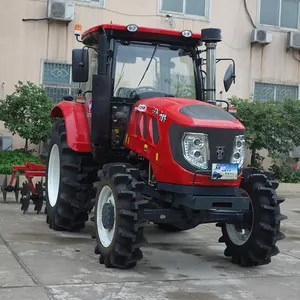Murah pertanian tugas berat 180HP 4WD roda mesin traktor besar 180HP roda pertanian traktor dengan kabin di Kazakhstan