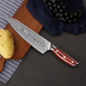 Nuevo diseño japonés hecho a mano Damasco Chef cuchillo hoja en blanco con mango DIY cuchillo de cocina - Product Image 5