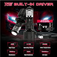 Phares LED de voiture SunRise T05 9006 12V/24V 90W 6000LM 6500K IP67 Étanche Système de refroidissement Canbus Plug&Play Adaptation universelle