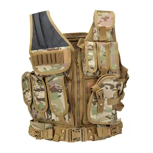 Multifunctional field tactics vest outdoor tactical vest attachments equipment camo vest for men