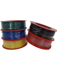 Fil de cuivre étamé torsadé, 1 brin, 22 AWG, 300V, câble électrique flexible isolé en PVC pour chauffage