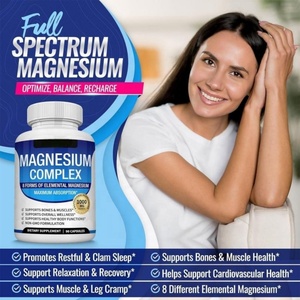 AURA 8 Formas de Magnesio Elemental (1000mg) Cápsulas Suplementos Dietéticos Complejo de Magnesio 12 en 1 Cápsulas de Complejo de Magnesio - Product Image 2