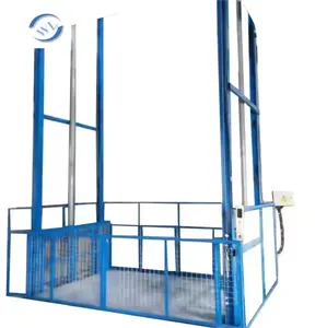 Customization Hydraulic Vertical Guide Rail Cargo Lift goods lift