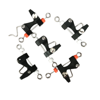 Pelampung Pancing Tiup Yousya Orange White Bead, Klip Pancing, Outrigger, Release Downrigger, Trolling Generik, Terbuat dari Plastik Tahan Lama