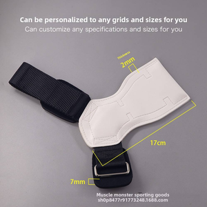 Gants de protection pour les paumes en cuir de vachette personnalisés en usine pour la gymnastique, la musculation, l'haltérophilie, la protection des mains, la sécurité en fitness - Product Image 5