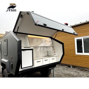 Camping Vans Mini Lite Camper Pop Up Roof Rvs Campeurs Sprinter 4x4 Remorque fermée Petite fourgonnette de remorquage hors route - Product Image 2