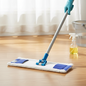 Ricambio in Microfibra per Mop Piatto con Tasche 15x45 Grs. Bianco (scatola da 12 pezzi) Alta Qualità e Lunga Durata - Product Image 3