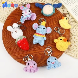 Llaveros Amigurumi de Ganchillo Hechos a Mano al por Mayor, Adornos Lindos de Dibujos Animados para Bolsos, Regalos de Energía Positiva y Apoyo Emocional - Product Image 3