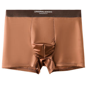 Herenslips van luxe zijde, naadloze, antibacteriële satijn-achtige ijzijde, ademend, met tailleband van gebreid materiaal voor gevoelige huid. - Product Image 5