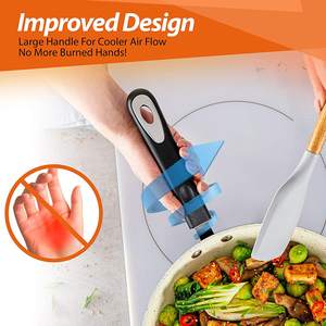 Maifan-Juego de sartenes antiadherentes para freír huevos, juego de utensilios de cocina antiadherentes con tapas - Product Image 4