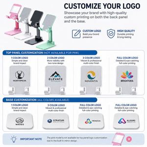Wholesale Promo Gift Custom Logo Phone <b>Stand</b> Base and Cell Phone Holder Table <b>Tablet</b> Universal <b>Stands</b> - Product Image 3